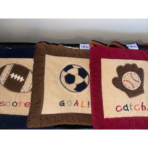 Nojo Other - NoJo Infant Sports-Themed Soft Wall Hangings Set Of 3